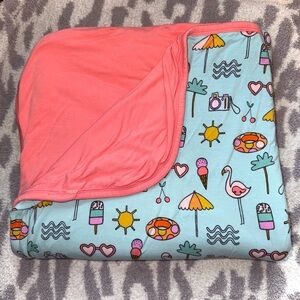 Little Sleepies Bamboo Pool Party Cloud Blanket, beach summer